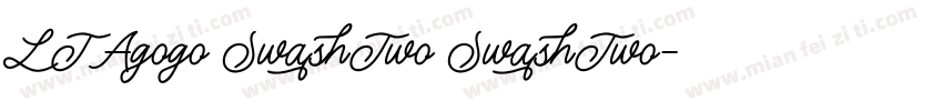 LTAgogo SwashTwo SwashTwo字体转换